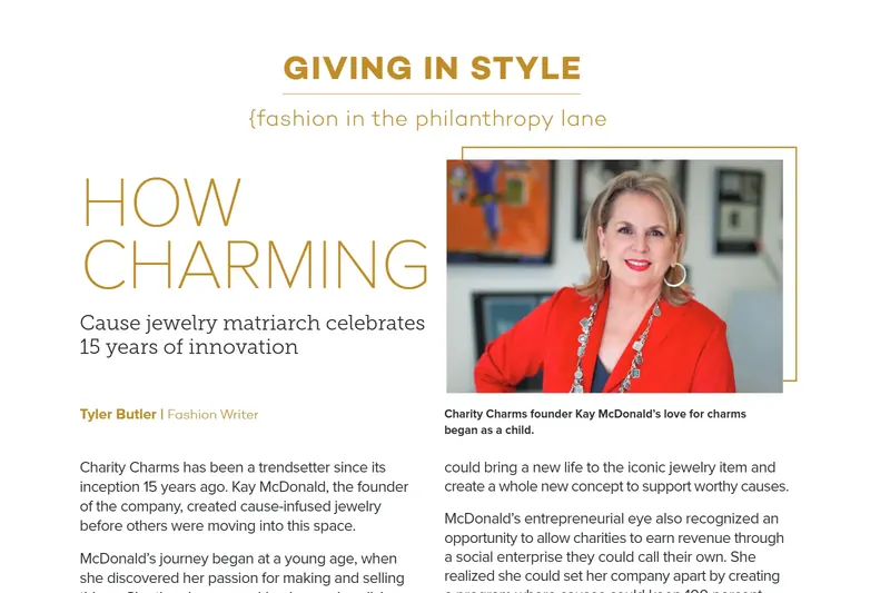 How Charming: Cause Jewelry Matriarch Celebrates 15 Years of Innovation