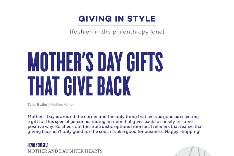 Mother’s Day Gifts That Give Back