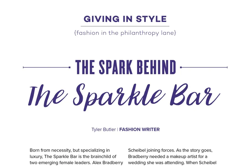 The Spark Behind The Sparkle Bar